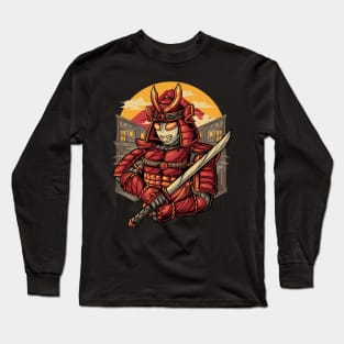 Samurai Galaxy Long Sleeve T-Shirt